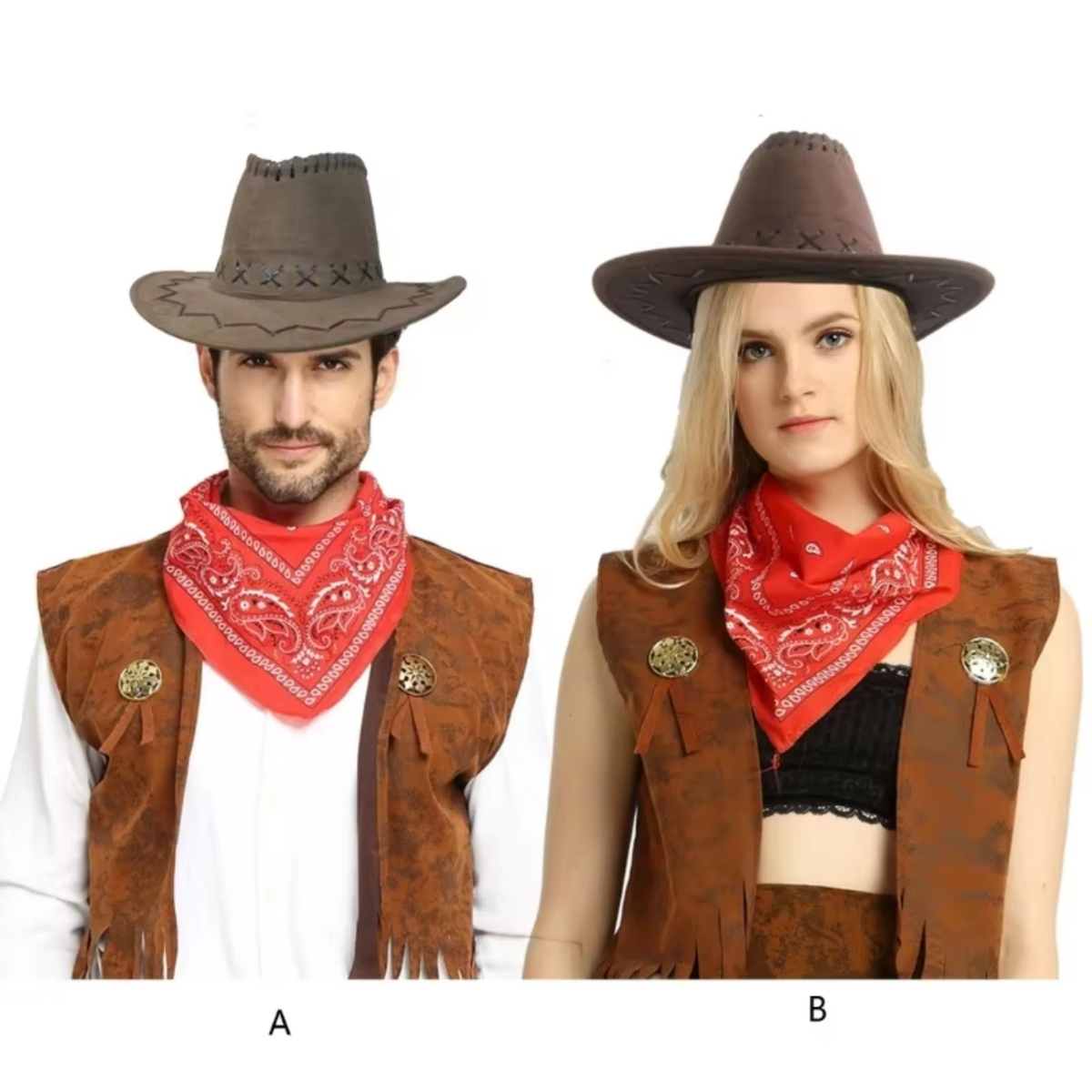 Cowboyutstyr - 3 deler