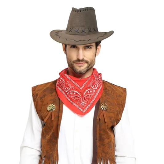 Cowboyutstyr - 3 Deler